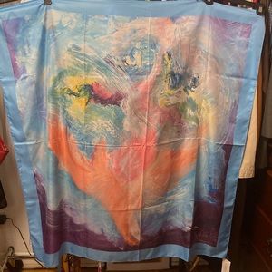 SilkStone #24 Scarf (43.5”) On All Corners Sz XL NWT